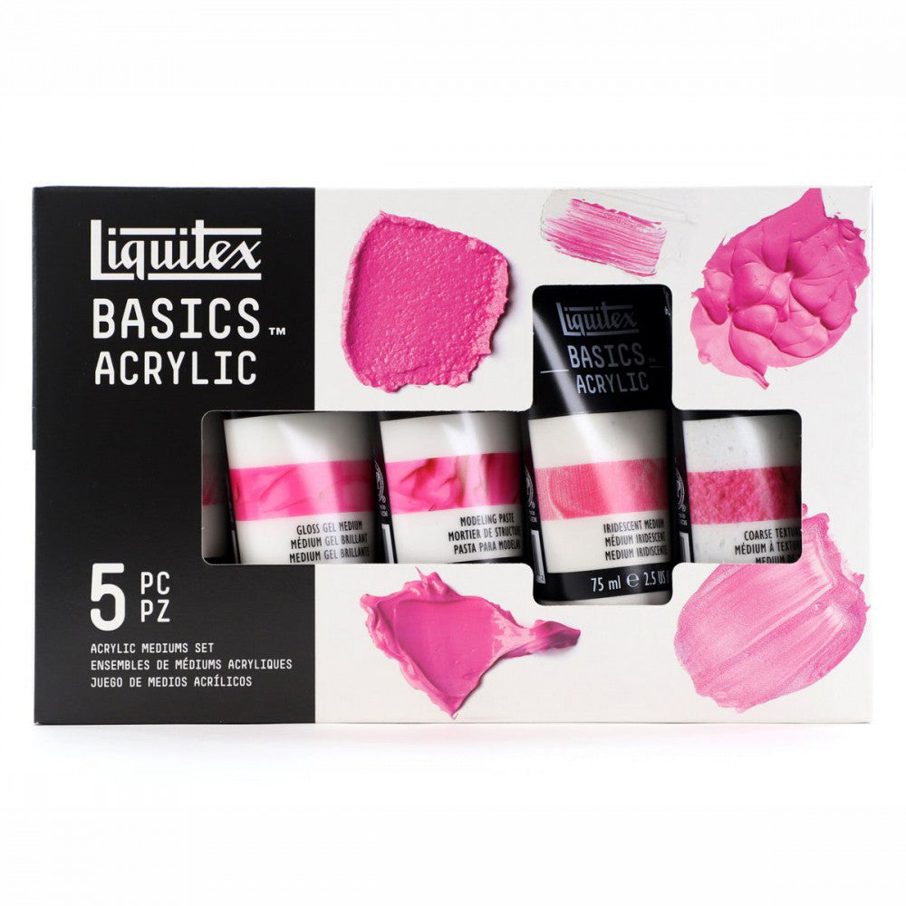 Estojo Aditivos Liquitex Para Tinta Acrílica 5 Unidades